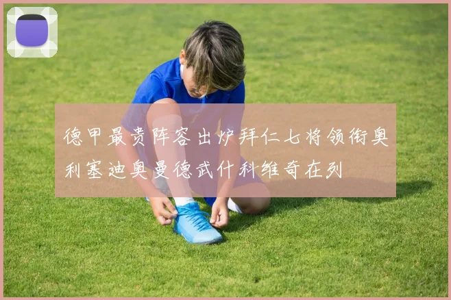 德甲最贵阵容出炉拜仁七将领衔奥利塞迪奥曼德武什科维奇在列